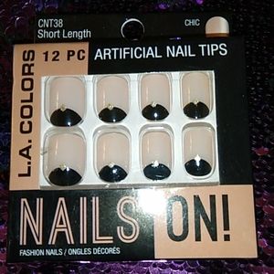💎Fashion artificial short nail tips with glue